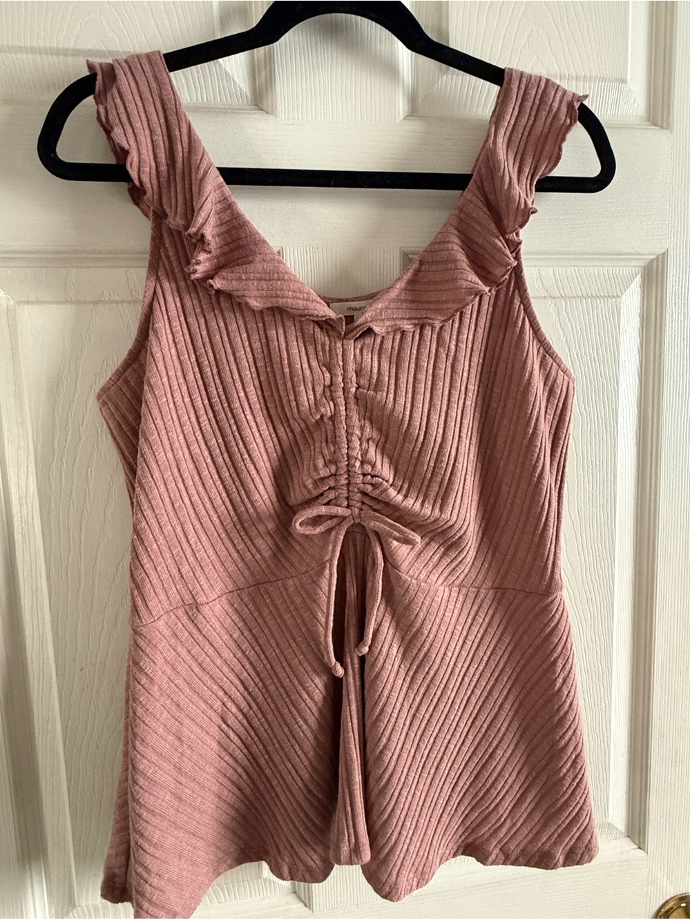 Maurices Mauve Ribbed Knit Tank